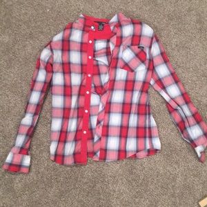 Plaid button shirt